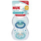Nuk, Signature Silicone, Pacifier, Gr.1, 2 pieces