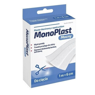 Santé familiale MonoPlast MonoPlast 1m x 6cm patch textile - Longue durée !