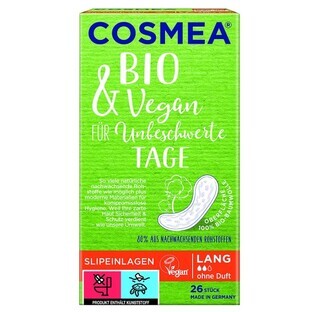 Cosmea, serviettes hygiéniques, longues, 26 pièces