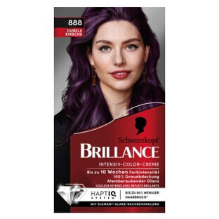Schwarzkopf, Brilliance. Crema colorata, Dunkle Kirsche 888, 1 pz.