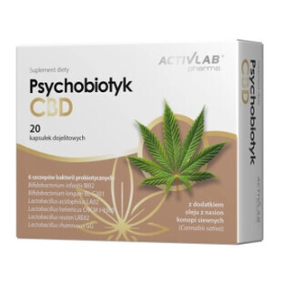 Activlab Pharma, CBD psicobiotico, 20 capsule