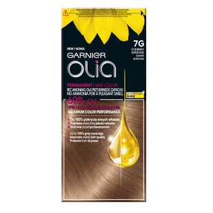 Garnier Olia Farbstoff 7G Dark Greige, 150g