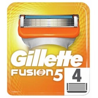 Gillette Fusion 5 razor cartridges, 4 pieces