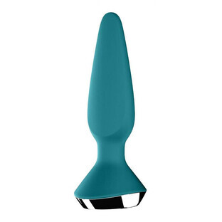 Satisfyer Plug-ilicious 1 Anal Plug App Controlled Anal Plug Dark Green, 1 pc
