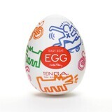 Tenga Easy Beat Egg Keith Haring Street Keith Haring Street Masturbatore usa e getta a forma di uovo