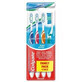 Brosse à dents Colgate Triple Action, moyenne, 4 pièces