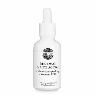 Bioup Renewal amp; Peeling de reînnoire anti-îmbătrânire cu acizi PHA, 30ml