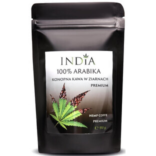 India, Cafea naturală de cânepă 100% Arabica, 150g