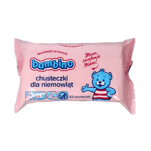 Bambino, vochtige doekjes, 63 stuks
