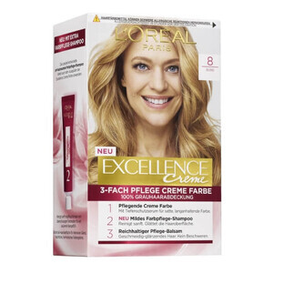 Loreal, Excellence Creme, Cera, Colore 8, 1 pz.