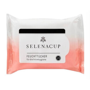 Selenacup, Feuchttücher, 20 Stück