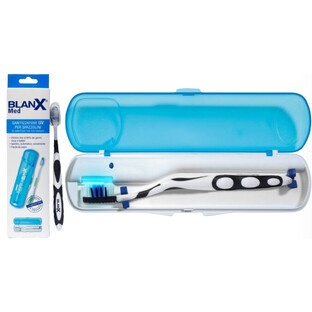 BlanX Med UV Sanitizer per spazzolini manuali + BlanX Spazzolino per denti