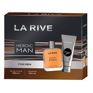 Set uomo eroico La Rive Eau de toilette 100ml + Eau de douche 100ml