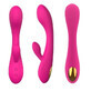 Vibratore Boom Bunny con 9 modalità di vibrazione Red Rose