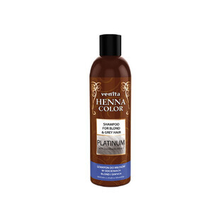 Venita Henna Color Platinium Șampon pe bază de plante pentru păr blond, 250ml