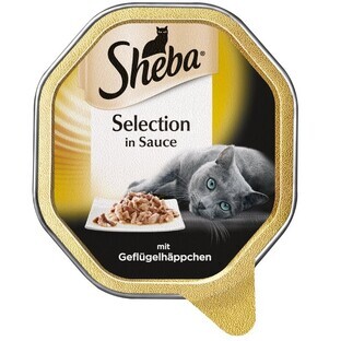 Cibo per gatti Sheba con caviale di pollame, 85g