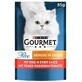Purina, Gourmet Pearls, nourriture humide pour chats, bœuf en sauce avec saveur de rôti de bœuf, 85g