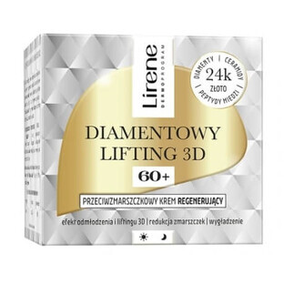 Lirene Anti-Wrinkle Regenerating Cream 60+ Diamond Lifting 3D, 50 ml