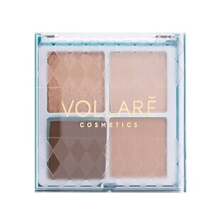 Vollare Crystal Crystal Clear Sand Lidschattenpalette, 4.8g