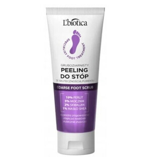 L Biotica Grofkorrelige voetenscrub met puimsteeneffect, 75 ml