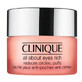 Clinique All About Eyes Crema Contorno de Ojos para reducir líneas finas, arrugas, ojeras y líneas de expresión, 15ml