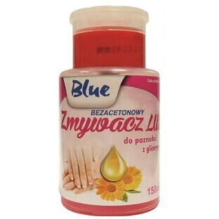 Albastru, dizolvant de ojă fără acetonă, 150 ml
