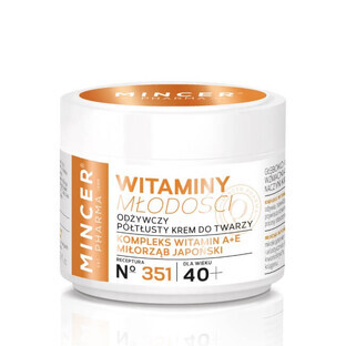 Mincer Pharma Modoc Vitamins 40+ Revitaliserende Semi-permanente Gezichtscrème Nr 351, 50ml