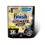 Finish Ultimate Plus Powerball AiO lemon dishwashing capsules 36 pieces