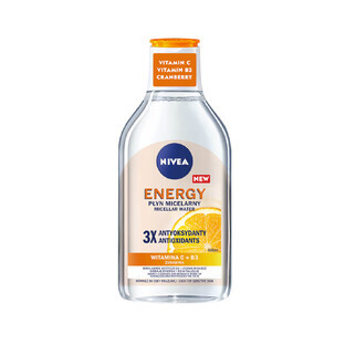 Nivea Energy Micellar Lotion with 3 antioxidants, 400ml