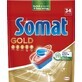 Somat, Gold Dishwasher Tablete, 34 bucăți