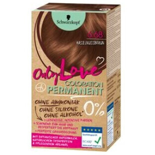 Schwarzkopf, Only Love, Haarfarbe, 668 Haselnuss, 1 Stück