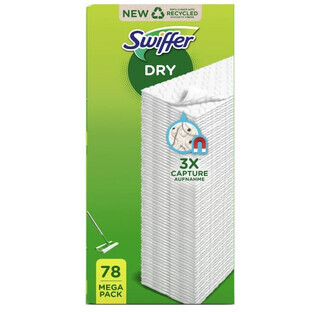 Paños para mopa seca Swiffer, 78 piezas