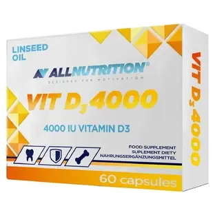 Allnutrition D3 4000, 60 capsules