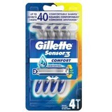 Rasoi monouso Gillette Sensor3 Comfort, 4 pezzi