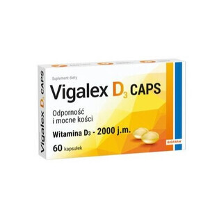 Vigalex D3 Caps 2000 IU, 60 gélules