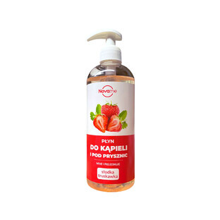 Novame, Bath and Shower Lotion, Sodka Strawberry, 500 ml