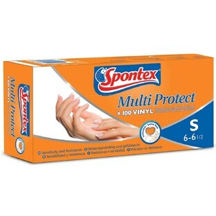 Spontex, Disposable gloves, size S, 100 pieces
