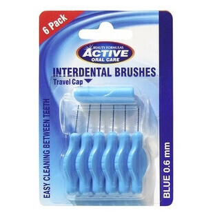 Aktiv, Interdentalraumpfleger 0,60 mm, 6 Stück.