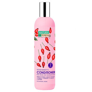 Natura Estonica Acondicionador Siete Beneficios para cabellos débiles y dañados, 400ml