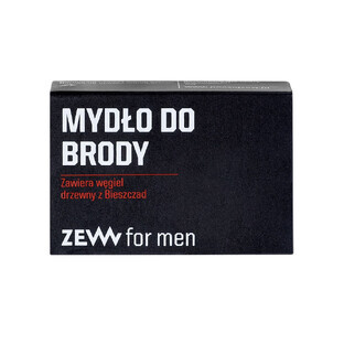 Zew Bartseife für Männer mit Bieszczady Holzwurm, 85ml