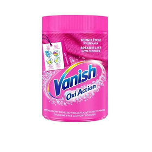 Vanish Oxi Action Polvo Lavavajillas de Color Rosa 625 g