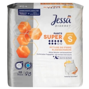 Jessa, Super, Chonna underwear, S, 12 pieces