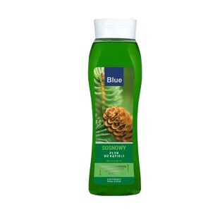 Albastru, spumă de baie de pin, 1 l