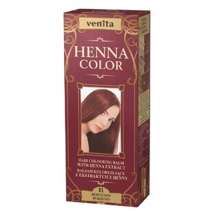 Venita Henna Colour Lozione colorante alle erbe con estratto di henné 11 Borgogna, 75ml