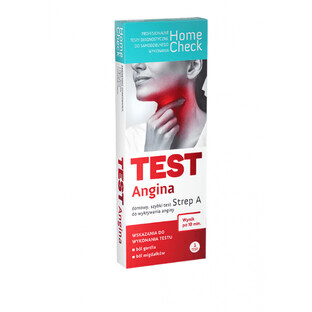 Strep A - Angina Test Test rapid pentru detectarea streptococului de grup A - Termen lung de valabilitate!