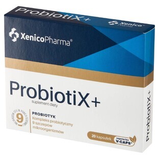 ProbiotiX+, 20 capsules