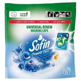 Sofin, Capsule universale pentru rufe, 24 bucăți