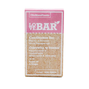 Love Bar Conditioner Bar Conditioner Bar für trockenes und strapaziertes Haar Arganöl amp; Ingwer, 2x30g