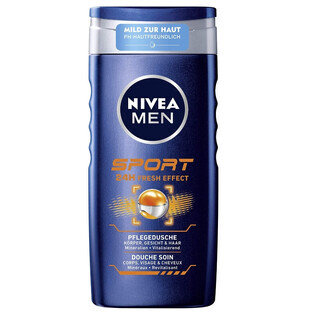 Nivea Men, Sport, gel de ducha, 250 ml