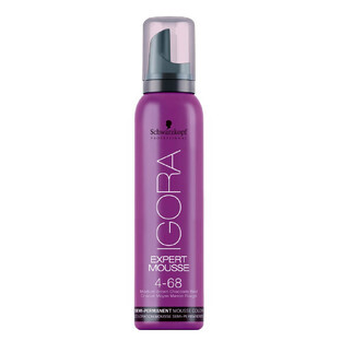 Schwarzkopf Mousse Colorante 4-68 Chocolate Rojizo Abedul, 100ml